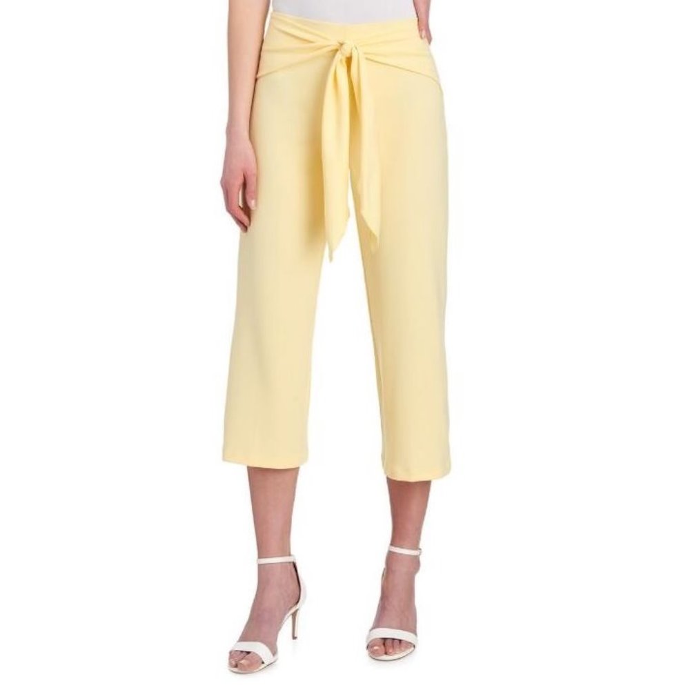 Verve Solid Tie Waist Pants